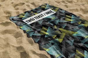 RĘCZNIK Wzorzyste trójkąty z twoim dowolnym tekstem 150x100 101J
