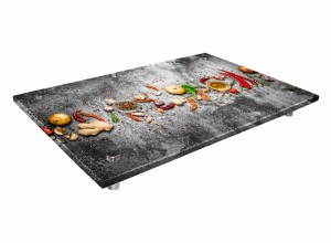 SZKLANA DESKA KUCHENNA 8MM - Chilli