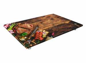 SZKLANA DESKA KUCHENNA 8MM - Obiad