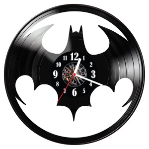 Zegar ścienny z płyty winylowej do salonu kuchni sypialni Batman 82.14