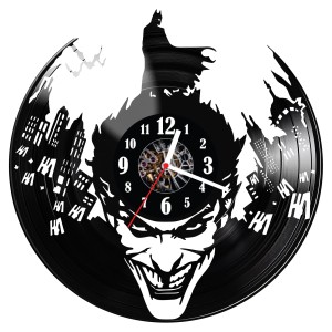 Zegar ścienny z płyty winylowej do salonu kuchni sypialni Joker 90.14