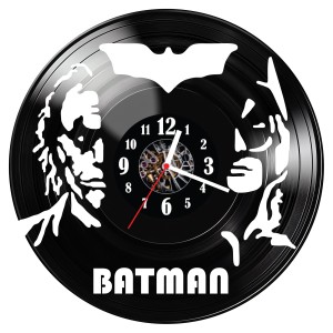 Zegar ścienny z płyty winylowej do salonu kuchni sypialni Batman 94.14