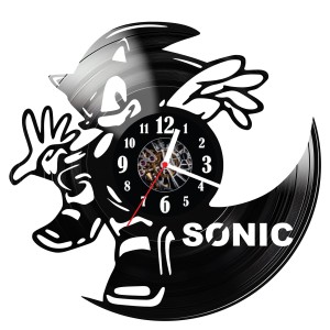 Zegar ścienny z płyty winylowej Sonic 135.14 