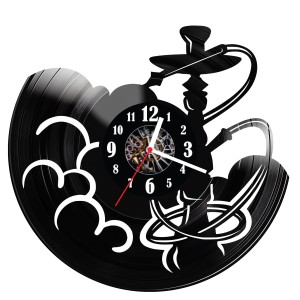 Zegar ścienny z płyty winylowej Shisha 162.14