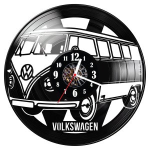 Zegar ścienny z płyty winylowej Volkswagen 200.14