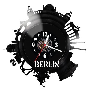 Zegar ścienny z płyty winylowej Berlin 238.14