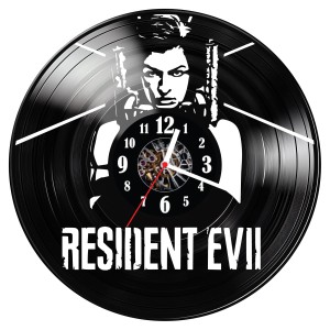 Zegar ścienny z płyty winylowej Resident evil 515.14 