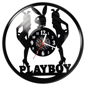 Zegar ścienny z płyty winylowej Playboy 509.14