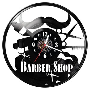 Zegar ścienny z płyty winylowej Barber 290.14 