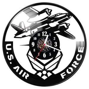 Zegar ścienny z płyty winylowej US Air Force 448.14