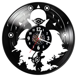 Zegar ścienny z płyty winylowej Cyklop 445.14