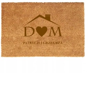 Wycieraczka pod drzwi z Twoim dowolnym napisem  60x40cm