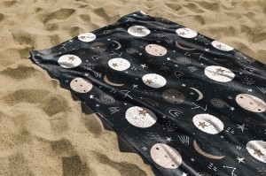 RĘCZNIK DZIECIĘCY - Czarny kosmos