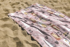 RĘCZNIK DZIECIĘCY - Różowy las