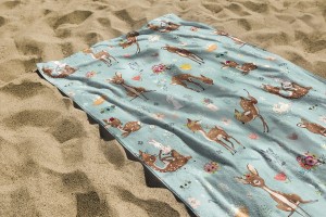 RĘCZNIK DZIECIĘCY - Sarenki i zajączki