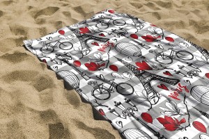 RĘCZNIK DZIECIĘCY - Wieża Eiffla