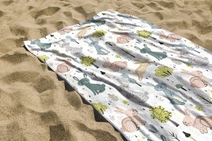 RĘCZNIK DZIECIĘCY - Zajączki