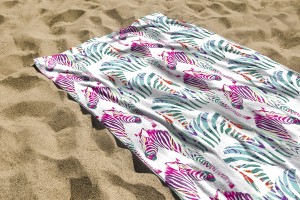 RĘCZNIK DZIECIĘCY - Zebry