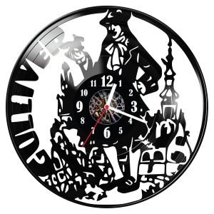 Zegar ścienny z płyty winylowej Gulliver 584.14