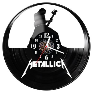 Zegar ścienny z płyty winylowej Metallica 642.14