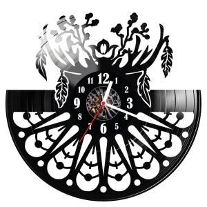 Zegar ścienny z płyty winylowej 615.14