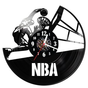 Zegar ścienny z płyty winylowej NBA 711.14
