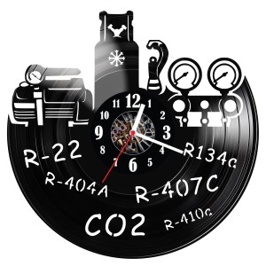 Zegar ścienny z płyty winylowej Gaz 734.14
