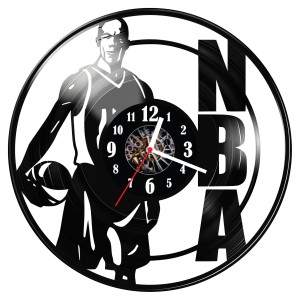 Zegar ścienny z płyty winylowej NBA 767.14