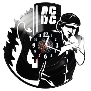 Zegar ścienny z płyty winylowej ACDC 822.14