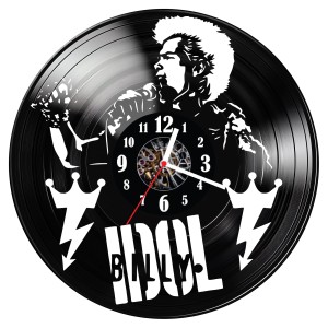 Zegar ścienny z płyty winylowej Billy Idol 827.14