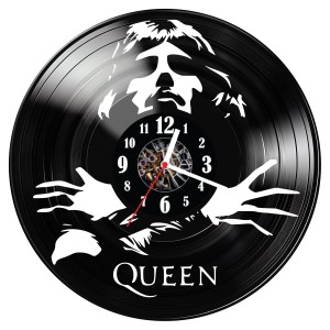 Zegar ścienny z płyty winylowej Queen 828.14