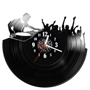 Zegar ścienny z płyty winylowej DJ 830.14