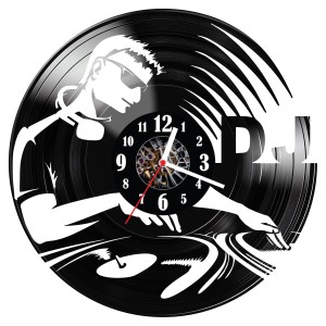 Zegar ścienny z płyty winylowej DJ 831.14