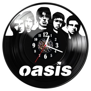 Zegar ścienny z płyty winylowej Oasis 835.14
