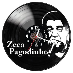 Zegar ścienny z płyty winylowej Zeca Pagodinho 836.14