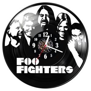 Zegar ścienny z płyty winylowej Foo fighters 845.14