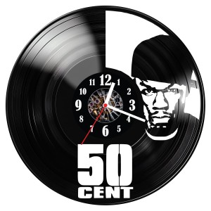 Zegar ścienny z płyty winylowej 50 Cent 854.14