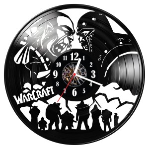 Zegar ścienny z płyty winylowej Warcraft 859.14