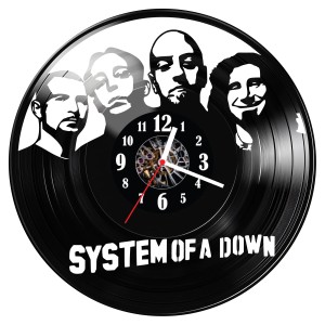 Zegar ścienny z płyty winylowej System of a down 860.14