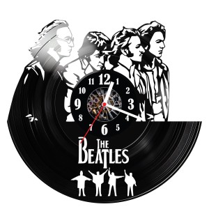 Zegar ścienny z płyty winylowej The Beatles 884.14