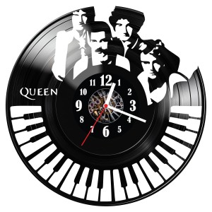 Zegar ścienny z płyty winylowej Queen 899.14