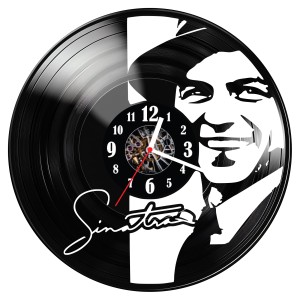 Zegar ścienny z płyty winylowej Frank Sinatra 915.14