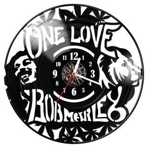 Zegar ścienny z płyty winylowej One Love Bob Marley 955.14