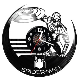 Zegar ścienny z płyty winylowej Spiderman 972.14