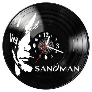 Zegar ścienny z płyty winylowej Sandman 992.14