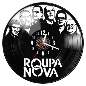Zegar ścienny z płyty winylowej Roupa Nova 997.14