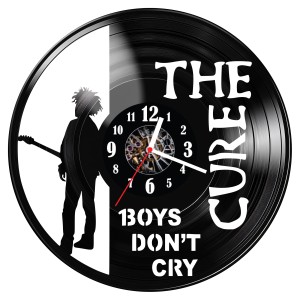 Zegar ścienny z płyty winylowej The Cure 1014.14