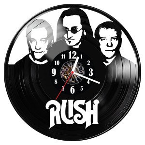 Zegar ścienny z płyty winylowej Rush 1003.14