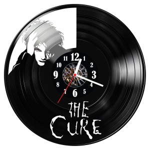 Zegar ścienny z płyty winylowej The Cure 1013.14
