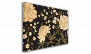 OBRAZ NA PŁÓTNIE 103 Jasne kwiaty 30x20cm